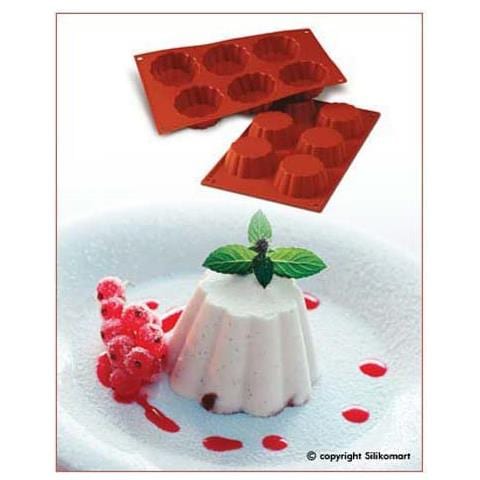 Stampo Briochette 6 Cavita 8cm Classic Terracotta Silicone - Foto 1