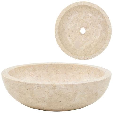 Lavandino 40x12 Cm In Marmo Crema - Foto 1