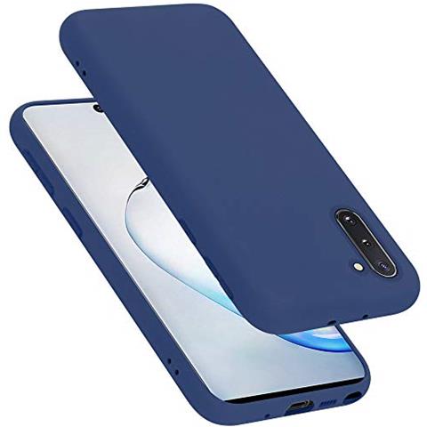 Custodia Compatibile Con Samsung Galaxy Note 10 In Liquid Blu - Coperchio Protettivo In Silicone Tpu Flessibile - Foto 1