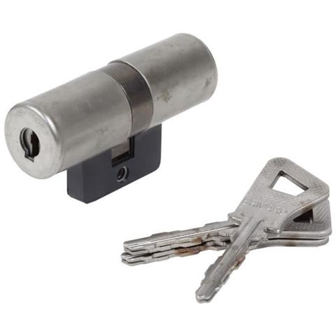 Bloctout 25821 Cylindre 33,5+33,5 Mm A Profil Rond Nickel Niveau De Scurit 2 - Foto 1