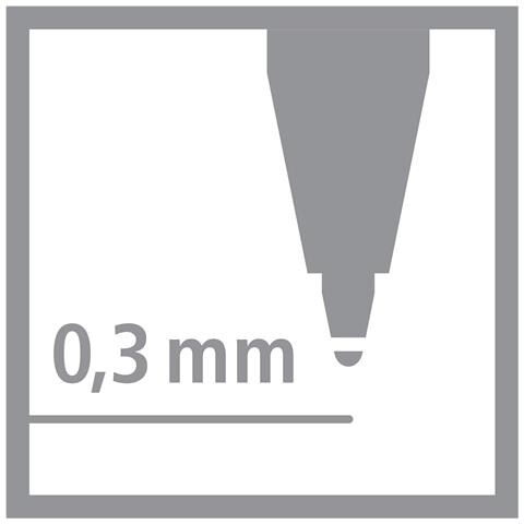 EASYOriginal refill - Cartuccia per Penna Roller Ergonomica - Tratto M (0,3mm) - Cancellabile - Blu - Foto 2