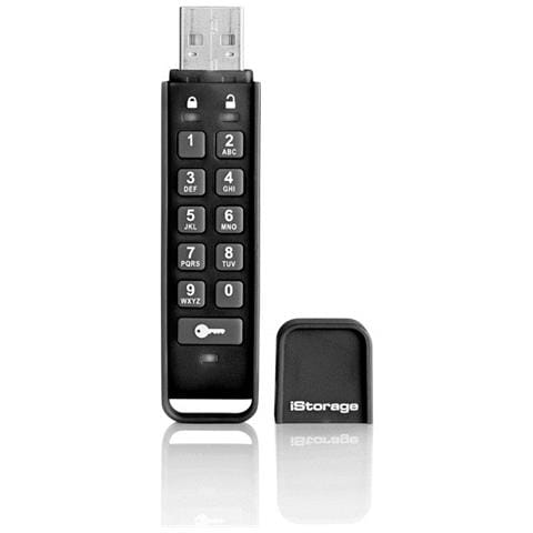 datAshur Personal2, USB 3.0 (3.1 Gen 1) , Type-A, 256-bit AES, FIPS 197, Cromo, Android, Cuffia - Foto 1