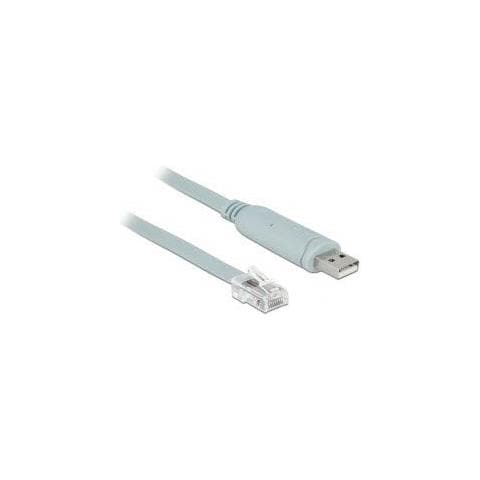 63911 cavo di interfaccia e adattatore USB 2.0 Type-A RJ45 Blu - Foto 1