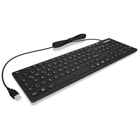 KSK-8030 IN (UK) USB QWERTZ UK English Black - Foto 3