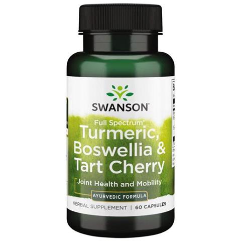 Curcuma, Boswellia E Ciliegia Tosta 60 Capp. Swanson Health Products - Foto 1