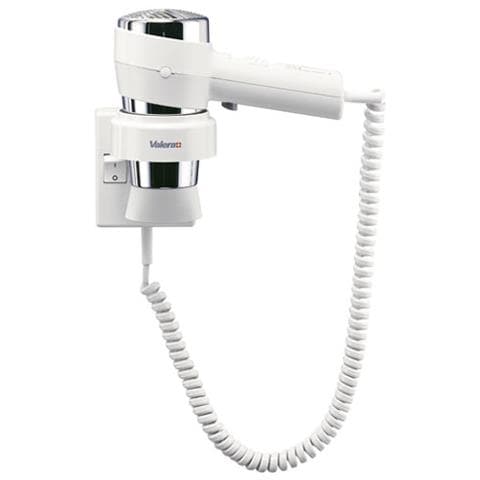 Asciugacapelli con Supporto Murale Action Super Plus 1200 con 2 Velocità 3 Regolazione Calore Potenza 2100 W Colore Bianco - Foto 1