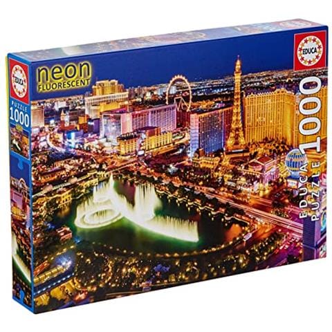 Puzzle Educa Per Bambini 1000 Neon Las Vegas - Foto 1