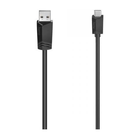 00200631 Cavo Usb 0,75 M Usb 2.0 Usb C Usb A Nero - Foto 1