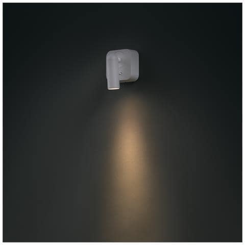 Applique Da Parete Moderno Mirax Metallo Bianco Luce Led Integrato 3w Ip20 - Foto 2