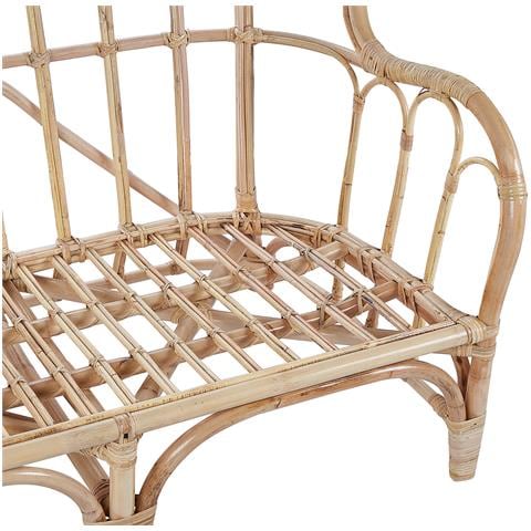 Set Da Giardino Con Tavolo 4 Posti Brindisi Rattan Naturale - Foto 7