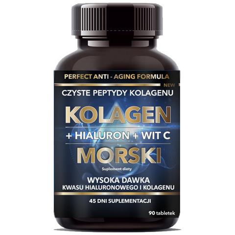 Collagene Marino Intenson + Acido Ialuronico + Vitamina C 90 Compresse - Foto 1