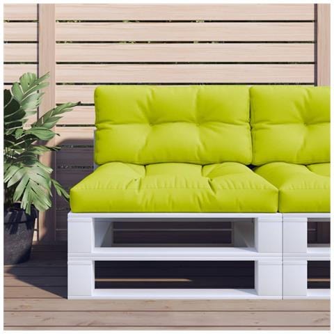 Cuscino Per Pallet Verde Brillante 70x40x12 Cm In Tessuto - Foto 1