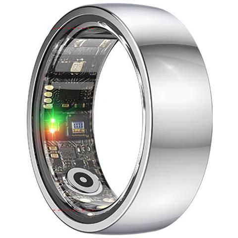 Anello Intelligente R1000 Acciaio (acciaio Inossidabile) Silver 10 - Foto 1