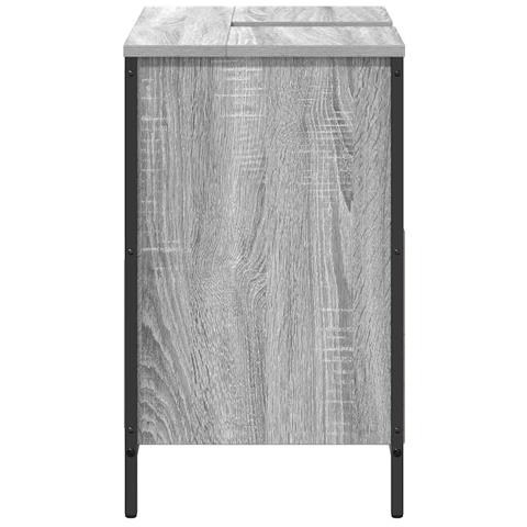 Mobile Lavabo da Bagno con Cassetti Grigio Sonoma 60x34,5x60 cm - Foto 9