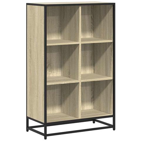 Libreria Rovere Sonoma 65,5x33x107,5 Cm In Legno Multistrato - Foto 2