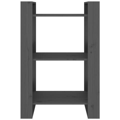 Lusso Casadino - Libreria/divisorio Grigio 60x35x91 Cm In Legno Massello Di Pino - Foto 2