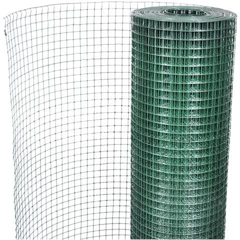 Recinto Pollaio In Rete Zincato Rivestimento Pvc 10x1 M Verde - Foto 4