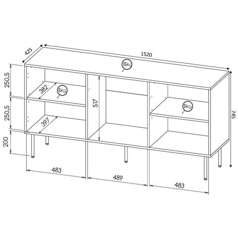 HOLE KOM152 CZ cassettiera - Foto 4