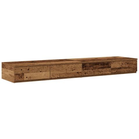 Cassetti per Letto Legno Vecchio 150x36,5x16,5 cm Legno Ingegnerizzato - Foto 1
