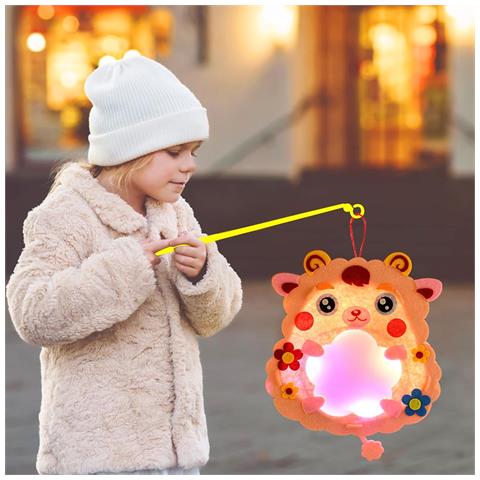 Set Di Lanterne Fai Da Te Per Bambini A Forma Di Animali 3 Pezzi - Foto 5