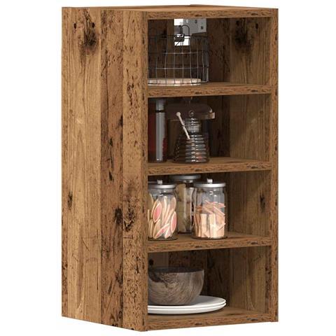 Mobile Pensile “Riga” Legno Antico 30x29,5x60 cm - Foto 2