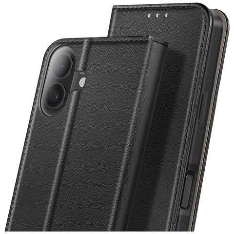 Custodia A Libro Per Iphone 17 Con Portacarte E Funzione Supporto Video - Foto 2