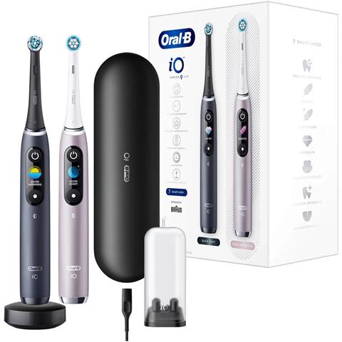 iO 9 Adulto Spazzolino rotante Nero, Rosa - Foto 2