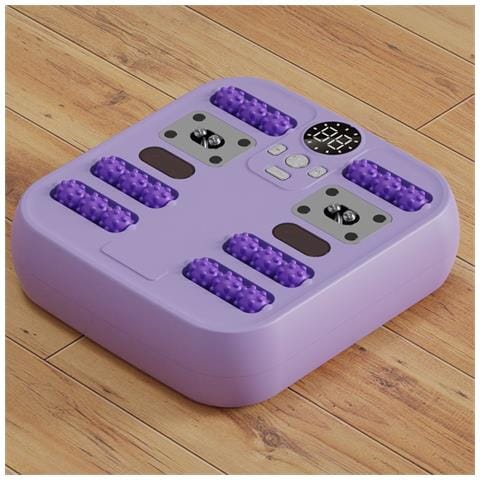 Massaggiatore Smart Per Piedi E Schiena Con 10 Livelli Di Intensità E Terapia Del Calore - Massaggio Profondo Con Impastamento E Rotolamento Purple - Foto 4