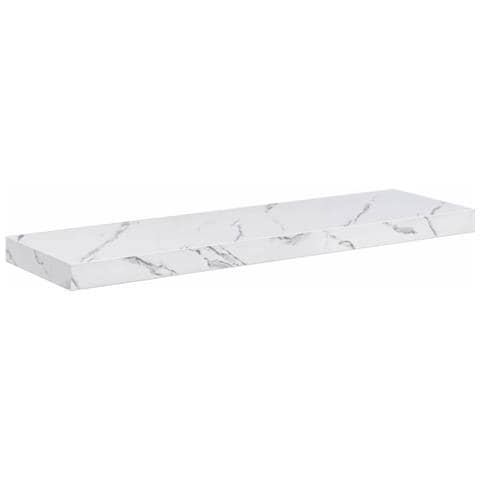 Scaffale da parete Marmo Bianco 80 x 23,5 x 4 cm - Foto 1