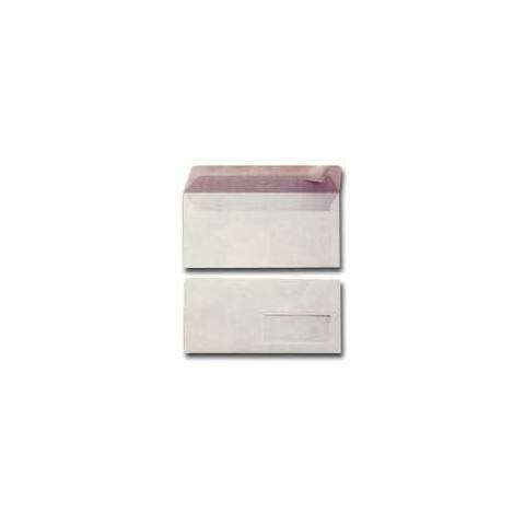 500 buste bianche 110x230mm c / finestra 90gr edera strip - Foto 1