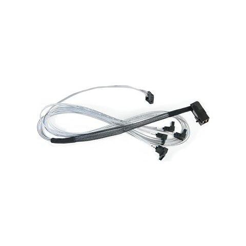 Cavo per trasferimento dati - for Disco rigido - 80 cm - SFF-8643 Mini-SAS HD - SFF-8643 SATA - Foto 1