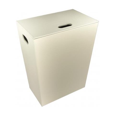 Porta Biancheria, , Serie Ecopelle, Modello 2263 - Bianco - Foto 1