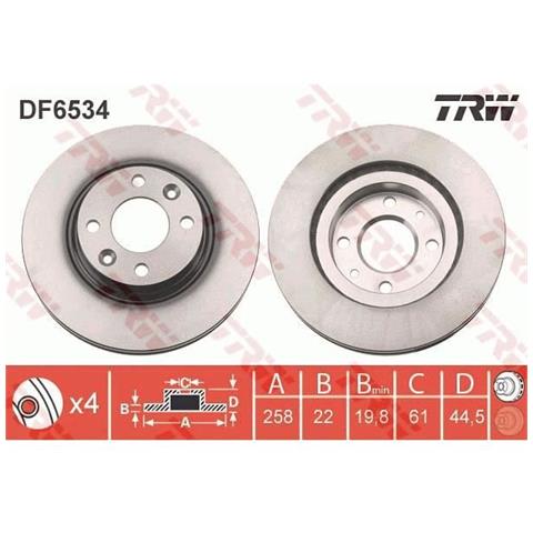 2 Dischi Freno Df6534 - Foto 1