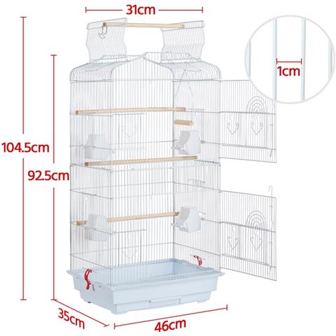 12 Set Viti Per Posatoi Uccelli - Fissaggio Per Gabbie Di Pappagalli E Volatili - Foto 3