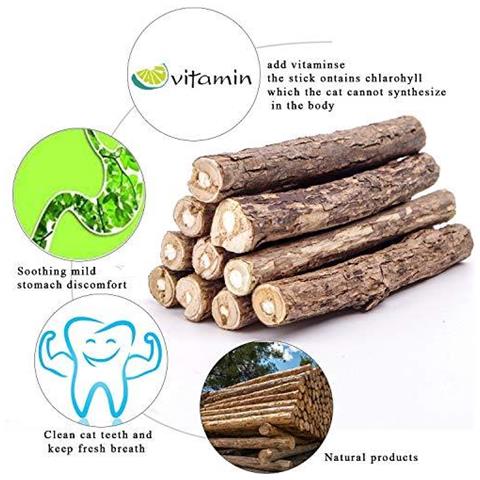 Cat Catnip Sticks 100 Organici Naturali Matatabi Dentali Tratta Digrignamento Dei Denti Giocattoli Di Masticazione Olfattivo Di Arricchimento Per Il Gatto Confezione Da 30 Pezzi - Foto 2