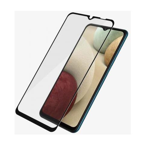 Case Friendly - Bildschirmschutz Fr Handy - Glas - Kristallklar, Black Border - Fr Samsung Galaxy A12 (7251) - Foto 1