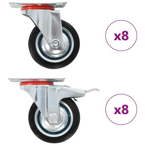 Ruote Girevoli 16 pz 75 mm - Foto 1