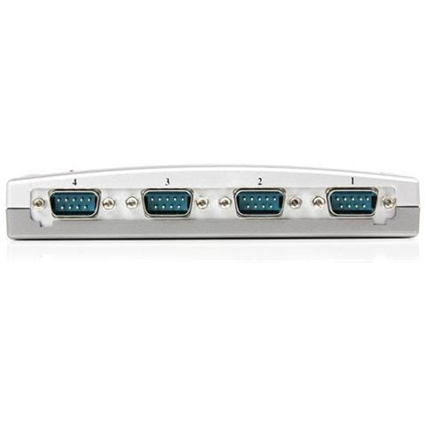 Hub Adattatore USB a seriale DB9 RS232 a 4 porte con Bus Alimentato - Foto 2