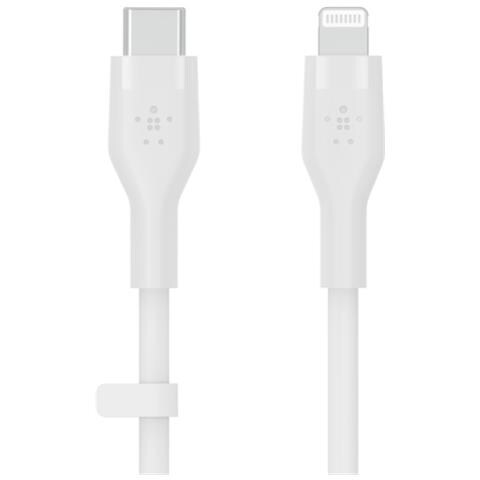 Cavo In Silicone Da USB-C A Lightning 2m - Bianco - Foto 1