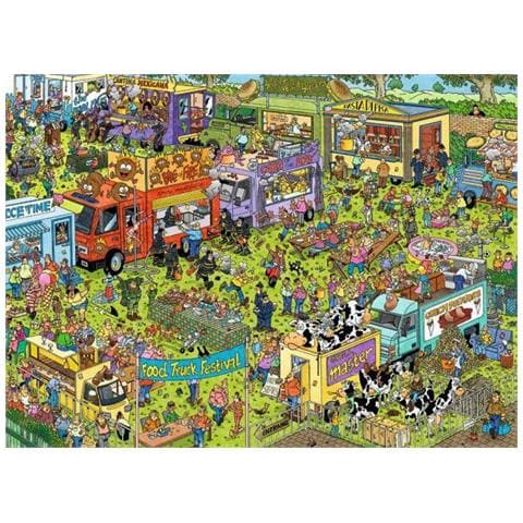 Puzzle Jan Van Haasteren Food Truck Festival 1500 Pz. - Foto 2