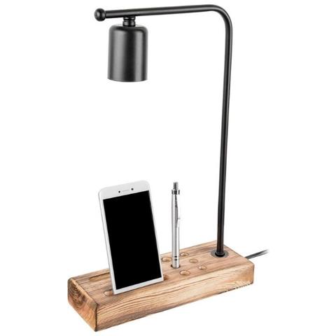 Lampada Da Scrivania Con Porta Cellulare Vito Mdl4285 - Foto 2