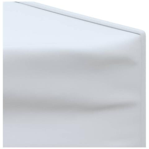 Tenda Per Feste Pieghevole Con Pareti Laterali Bianco 3x6 M - Foto 9