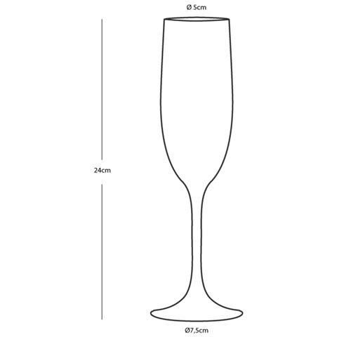Bicchieri Realizzati In Tritan, Materiale Plastico Infrangibile Ad Alta Trasparenza E Brillantezza Dotati Un Anello Antiscivolo Alla Base Che Ne Impedisce Lo Scivolamento Sul Tavolo. Capacità Ml 236 - Foto 3