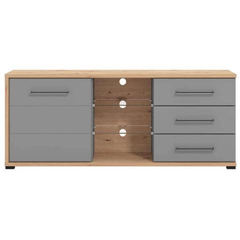 Ellie - Porta Tv Un Anta Tre Cassetti Moderno Minimal In Legno - Foto 4
