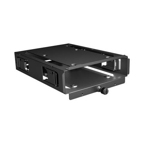 HDD Cage 2 Contenitore HDD /SSD Nero 2.5/3.5"Universale - Foto 3