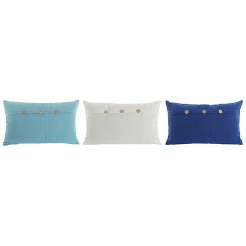 Cuscino Azzurro Bianco Blu Cielo Mediterraneo 50 X 15 X 30 Cm (3 Unità) - Foto 1