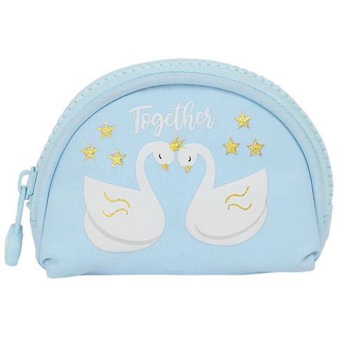 Portamonete Cisnes Azzurro 9.5 X 7 X 3 Cm - Foto 1