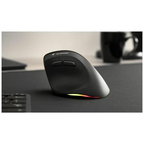 Mouse Bluetooth Wireless Bluestork M-wl-ergo-lumi Nero - Foto 6