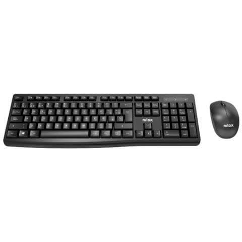 NXKMWE012 tastiera Mouse incluso Ufficio RF Wireless Spagnolo Nero - Foto 2