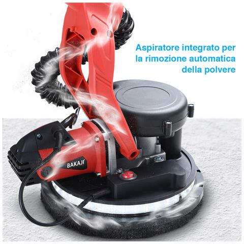 Levigatrice Muro Soffitto Carteggiatrice Giraffa 750w Cartongesso Pieghevole - Foto 5